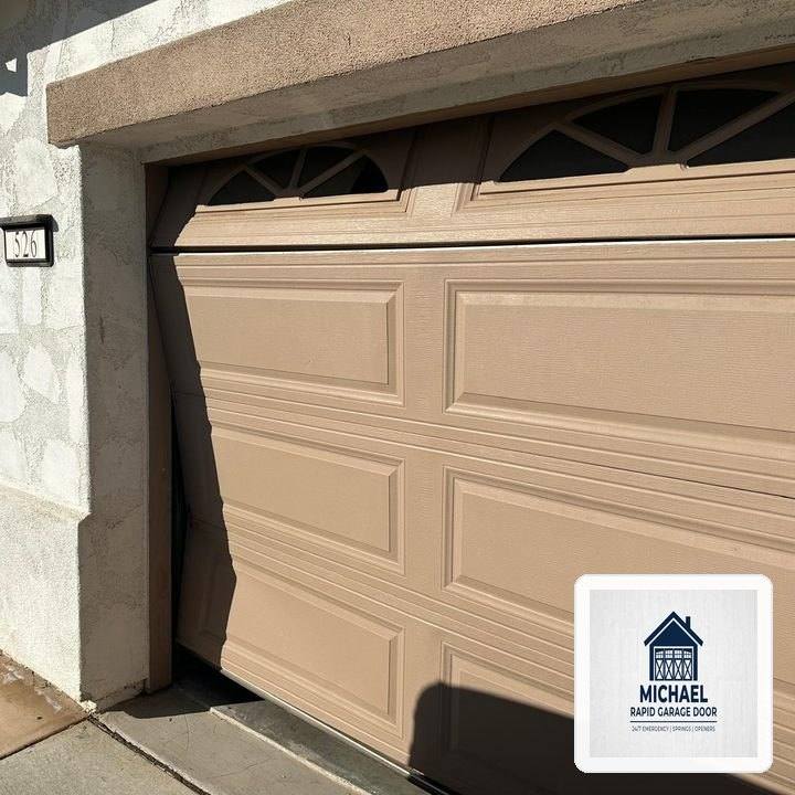 Off-Track Garage Door Emergency Realignment & Laser Calibration in South Hill, WA